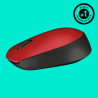 Souris sans fil Logitech Cordless Laser M171 (Noir Rouge)