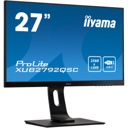 Ecran IIYAMA 27 Noir dalle IPS 4ms ULTRA MINCE 2560x1440 16 9 350 cd m  4ms 1xH