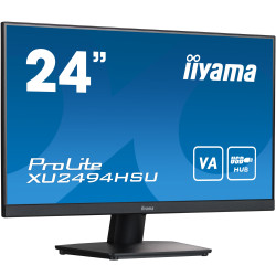 Ecran IIYAMA 23,8 Noir VA 16 9 4ms 1920x1080 250 cd m  1xHDMI 1xDisplayPort 2xU