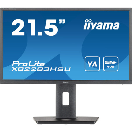 Ecran IIYAMA 21.5 Noir VA 16 9 1ms ULTRA MINCE 1920x1080 250 cd m  1xHDMI 1xDis