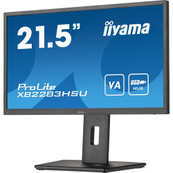 Ecran IIYAMA 21.5 Noir VA 16 9 1ms ULTRA MINCE 1920x1080 250 cd m  1xHDMI 1xDis