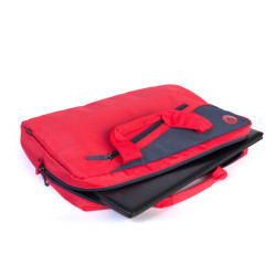 Sacoche Ordinateur Portable NGS Monray Ginger 15,6"max (Rouge Noir)