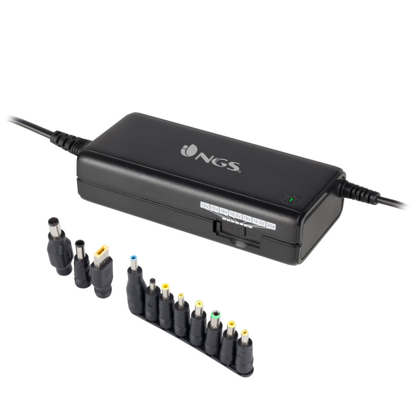 Chargeur universel NGS pour ordinateur portable 90W (11 embouts)