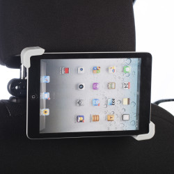 Support tablette universel NGS Crane Tower de voiture 10" max (Noir Gris)