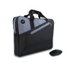 Sacoche Ordinateur Portable NGS Monray Master 15,6"max avec Souris sans fil (Noir Gris)