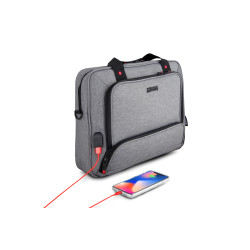 Sacoche Ordinateur Portable Urban Factory Mixee 14"max (Gris)