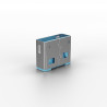 Lot de 10 Cadenas pour port USB Lindy (Gris Bleu)