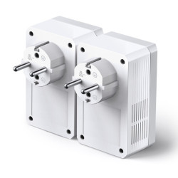 Adaptateur CPL TP-Link TL-PA4010P Twin Pack AV 600 Mbits (pack de 2) + prise intégrée