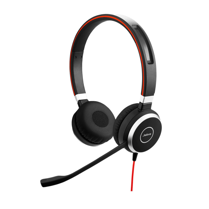 Casque Micro Jabra Evolve 40 UC Duo (Noir)