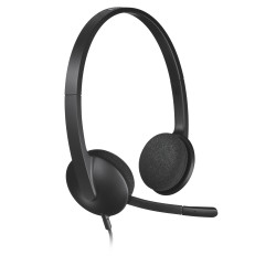 Casque Micro Logitech Headset H340 USB (Noir)