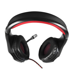 Casque Micro Mars Gaming MH2 (Noir Rouge)