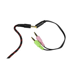 Casque Micro Mars Gaming MH2 (Noir Rouge)