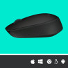 Souris sans fil Logitech Cordless Laser M171 (Noir)