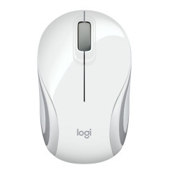 Souris sans fil Logitech Cordless Laser M187 (Blanc)