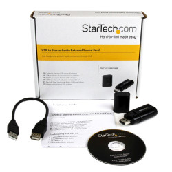 Carte son externe Startech USB Stereo