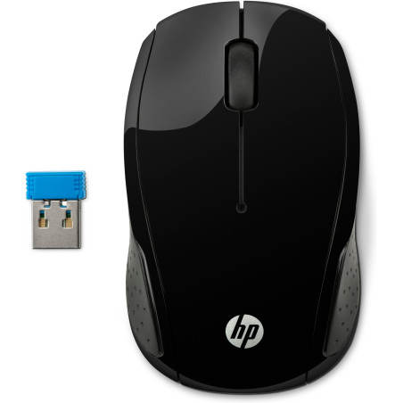 Souris sans fil HP 200 (Noir)