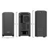 Boitier Moyen Tour ATX Be Quiet Silent Base 601 avec panneau vitré (Noir Argent)
