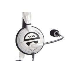 Casque Micro Gamer NGS MSX6 (Noir Blanc)