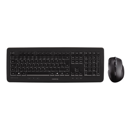 Pack Clavier - Souris Sans Fil Cherry DW-5100 (Noir)