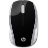 Souris sans fil HP 200 (Noir Argent)