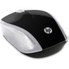 Souris sans fil HP 200 (Noir Argent)