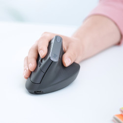 Souris sans fil Bluetooth ergonomique Logitech MX Vertical (Noir)