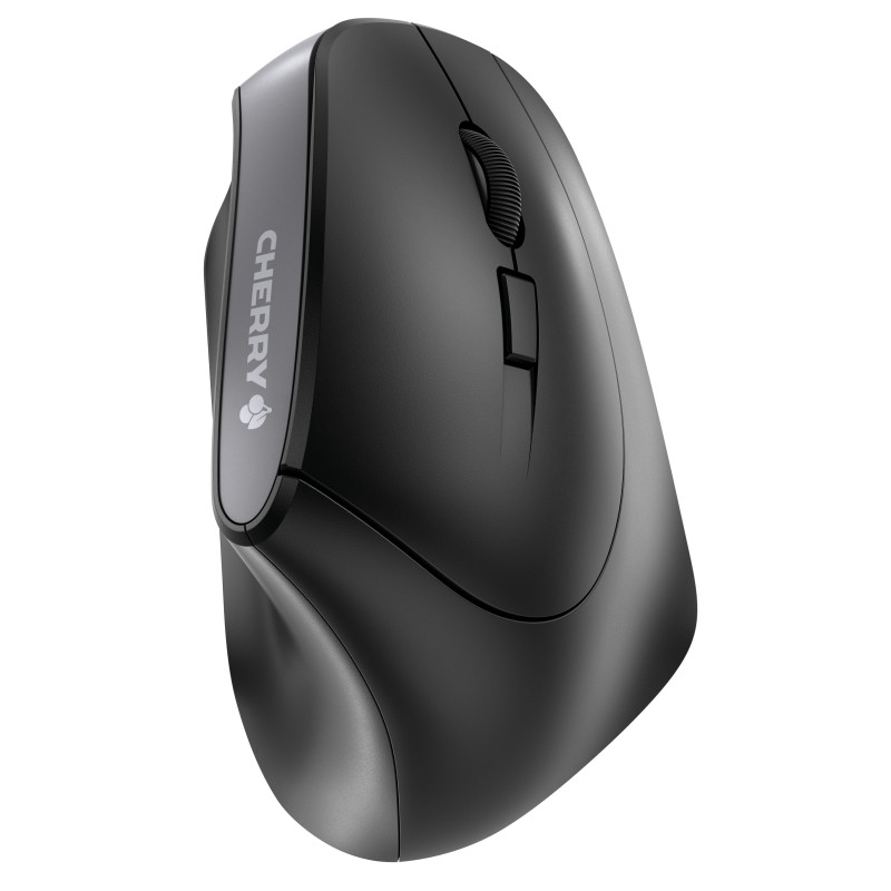 Souris sans fil ergonomique Cherry MW 4500 (Noir Gris)