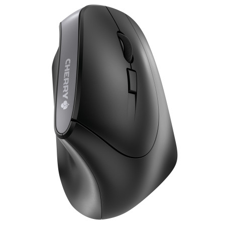Souris sans fil ergonomique Cherry MW 4500 (Noir Gris)