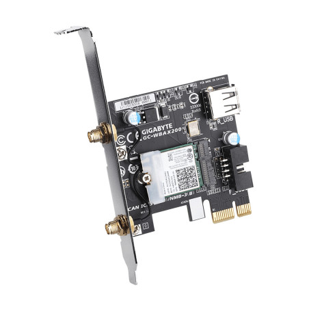 Carte Réseau PCI-Express Wifi & Bluetooth Gigabyte Aorus WBAX200 (AC2400)