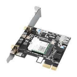 Carte Réseau PCI-Express Wifi & Bluetooth Gigabyte Aorus WBAX200 (AC2400)