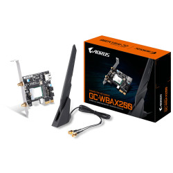 Carte Réseau PCI-Express Wifi & Bluetooth Gigabyte Aorus WBAX200 (AC2400)