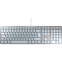 Clavier Cherry KC-6000 compatible Mac USB (Argent)