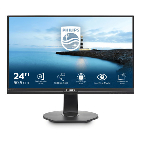 Ecran LED 24" Philips B Line 241B7QUPEB Full HD (Noir)