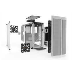 Boitier Moyen Tour ATX Be Quiet Pure Base 500DX RGB avec panneau vitré (Blanc)