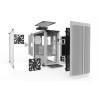 Boitier Moyen Tour ATX Be Quiet Pure Base 500DX RGB avec panneau vitré (Blanc)