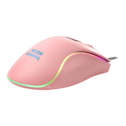 Souris filaire Gamer Mars Gaming MM218 RGB (Rose Noir)