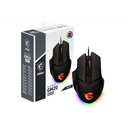 Souris filaire Gamer MSI Clutch GM20 Elite RGB (Noir)