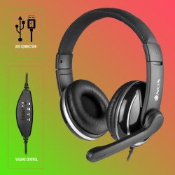 Casque Gamer NGS Vox 800 (Noir)