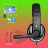 Casque Gamer NGS Vox 800 (Noir)