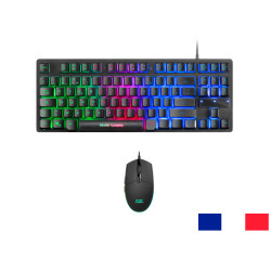 Pack 2 en 1 Gamer (Clavier Souris) Mars Gaming MCPTKL RGB (Noir)