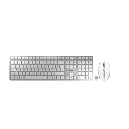 Pack Clavier - Souris sans fil Bluetooth Cherry DW 9000 Slim (Blanc)