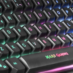 Pack 2 en 1 Gamer (Clavier Souris) Mars Gaming MCPTKL RGB (Noir)