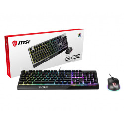 Pack Clavier - Souris MSI Vigor GK30 Combo RGB (Noir)