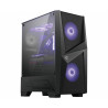 Boitier Moyen Tour ATX MSI Mag Forge 100M RGB avec panneau vitré (Noir)