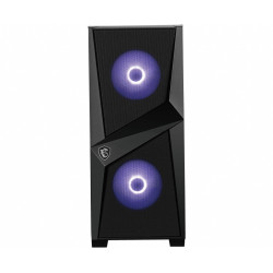 Boitier Moyen Tour ATX MSI Mag Forge 100M RGB avec panneau vitré (Noir)