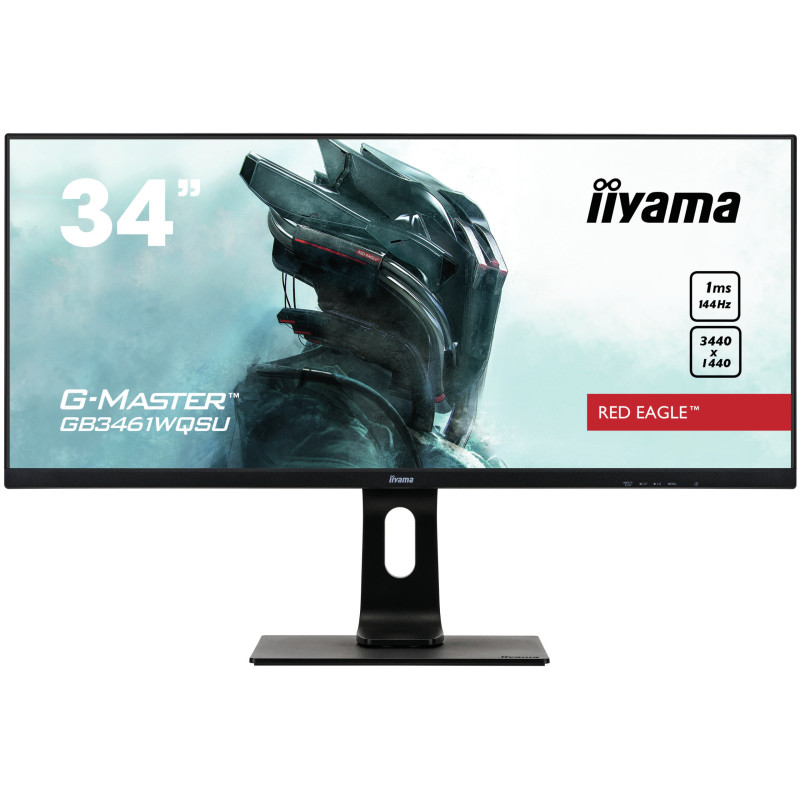 Ecran VA 34" Iiyama G-Master Red Eagle GB3461WQSU-B1 4K Ultra HD (Noir) 144Hz