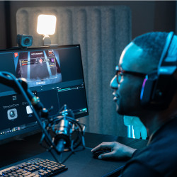 Webcam Logitech StreamCam Full HD (Noir)