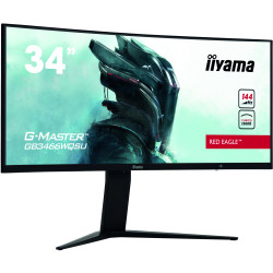 Ecran VA 34" Iiyama G-Master Red Eagle GB3466WQSU-B1 4K Ultra HD 144Hz (Noir)