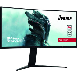 Ecran VA 34" Iiyama G-Master Red Eagle GB3466WQSU-B1 4K Ultra HD 144Hz (Noir)