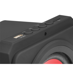 Enceintes Bluetooth Mars Gaming MSX (Noir)